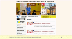 Desktop Screenshot of biblioteka.knyszyn.pl